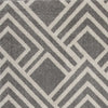 39" X 59" Grey Polypropelene Rug