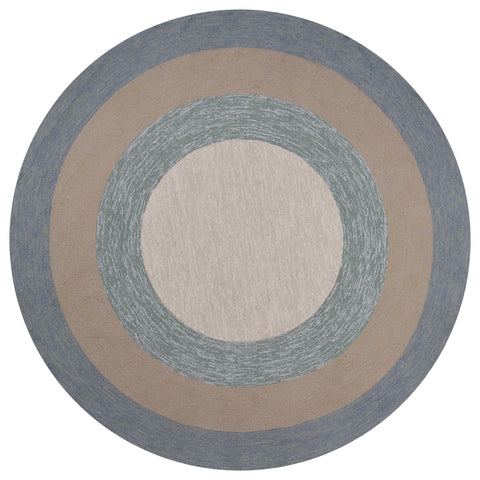 Image of 7 Ft Round UV treated Polypropylene Spa Area Rug