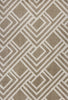 3 x 5 UV treated Polypropylene Beige Area Rug