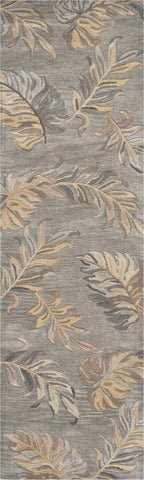 Image of 2 x 8 Runner Wool Grey Area Rug