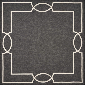 7 Ft Square UV treated Polypropylene Onyx Area Rug