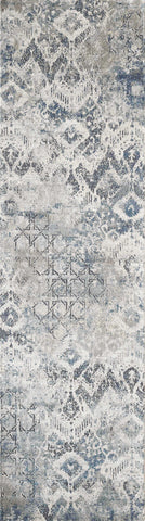 Image of 63" X 91" Teal Polyester or Viscose Rug