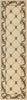 2 x 7 Runner Polypropylene Ivory Area Rug