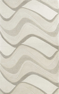 3 x 5 Wool Ivory Area Rug