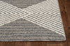 31" X 93" Grey or Ivory Polypropylene Rug