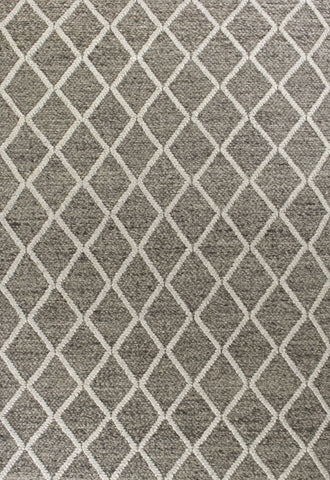 Image of 3 x 5 Wool Dark Grey Area Rug