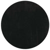 6 Ft Round Polyester Espresso Area Rug