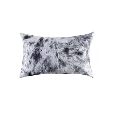 Image of 18" x 18" x 5" Salt And Pepper Black And White Cowhide - Pillow