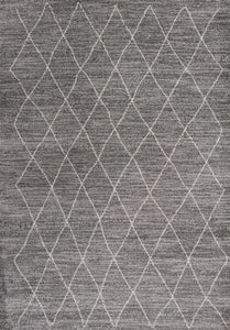 5 x 7 Ft Polypropylene Grey Area Rug