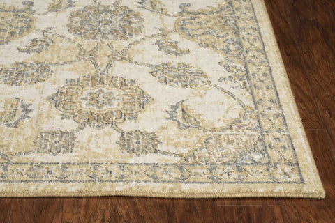 Image of 27" X 39" Ivory Sand Wool Rug