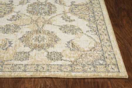 27" X 39" Ivory Sand Wool Rug