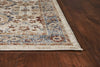 63" X 91" Ivory Polypropelene Rug