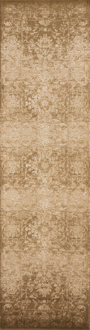 Image of 2 x 7 Runner Polypropylene Beige Area Rug