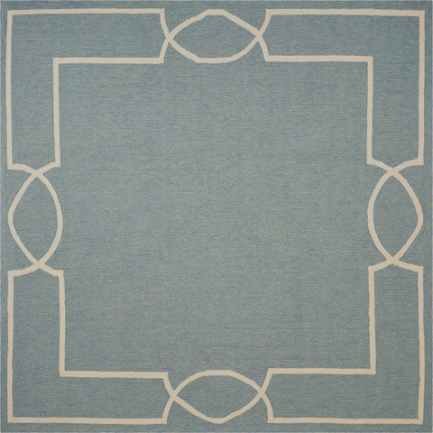 Image of 7 Ft Square UV treated Polypropylene Spa Area Rug