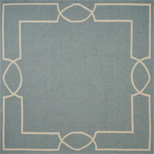 7 Ft Square UV treated Polypropylene Spa Area Rug