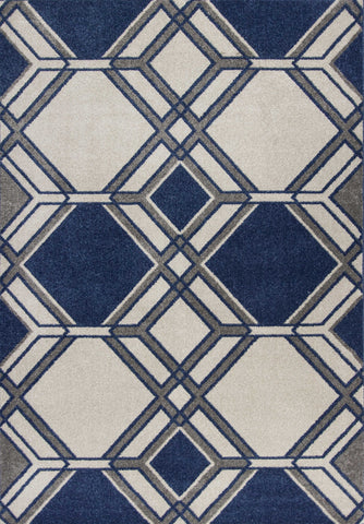 Image of 3 x 5 UV treated Polypropylene Ivory or Denim Area Rug