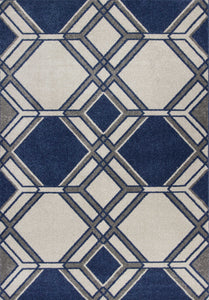 3 x 5 UV treated Polypropylene Ivory or Denim Area Rug