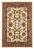 2 x 7 Runner Polypropylene Ivory or Red Area Rug