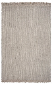 5 x 8 Wool Oatmeal Area Rug