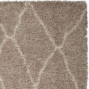 94" X 126" Sand Polypropelene Rug