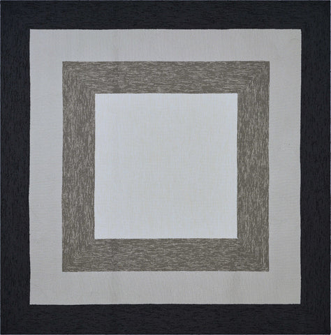 Image of 7 Ft Square UV treated Polypropylene Charcoal Area Rug