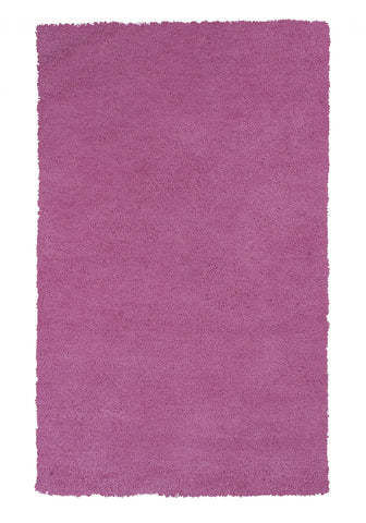 Image of 27" X 45" Polyester Hot Pink Area Rug