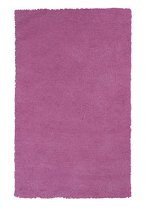 27" X 45" Polyester Hot Pink Area Rug