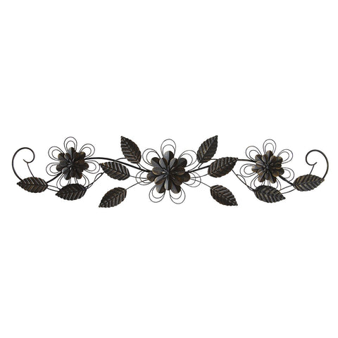 Image of Black Enchanting Over The Door Metal Wall Decor