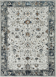 26" X 83" Ivory or Grey Polyester Rug