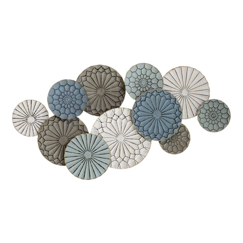 Image of Boho-Inspired Metal Plates Wall Decor