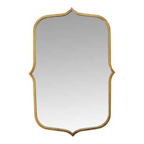 Image of 36" Hillary Antique Gold Metal Framed Mirror