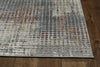 26" X 83" Grey or Brick Polypropylene and Polyester Rug