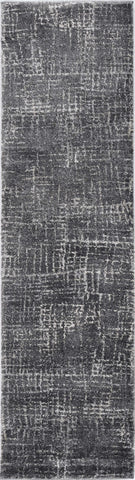 Image of 63" X 91" Grey Polypropelene Rug