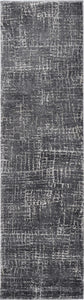 63" X 91" Grey Polypropelene Rug