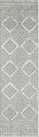 Image of 81" X 144" Ivory or Grey Polypropelene Rug