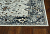 63" X 91" Ivory or Grey Polyester Rug