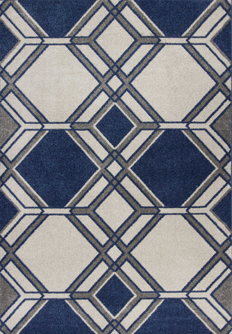 Image of 7 x 10 UV treated Polypropylene Ivory or Denim Area Rug