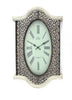 20" x 30.5" x 2.5" Brown &amp;amp; White Vintage Wall Clock