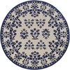 60" X 90" Sand or Blue Polypropelene Rug