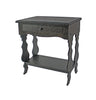 14" x 28" x 29" Black, 1 Drawer, Vintage, Wooden - Accent Table