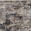 47" X 65" Grey Polyester Rug