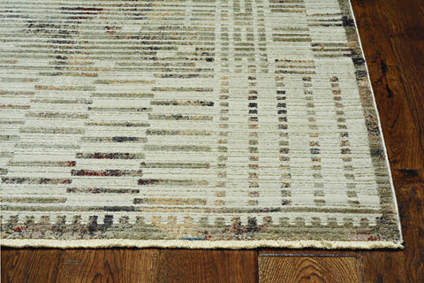 Image of 27" X 91" Natural Polyester Rug