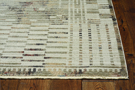 27" X 91" Natural Polyester Rug