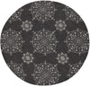 60" X 90" Charcoal Polypropelene Rug