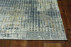 26" X 83" Grey Polypropylene and Polyester Rug