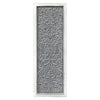 Distressed Gray Metal Embossed Wood Wall Decor