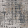 39" X 55" Grey Polypropylene and Polyester Rug