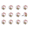 1.5" x 1.5" x 1.5" White, Yellow and Pink - Knobs 12-Pack