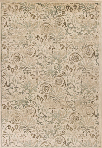 Image of 7 x 10 Polypropylene Ivory Area Rug