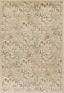 7 x 10 Polypropylene Ivory Area Rug